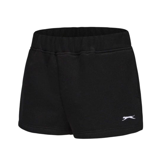 Slazenger Dames/Dames Fleece Shorts (Zwart) - Image 2