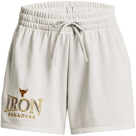 Under Armour Dames Project Rock Iron Paradise-short (Wit) - Image 2