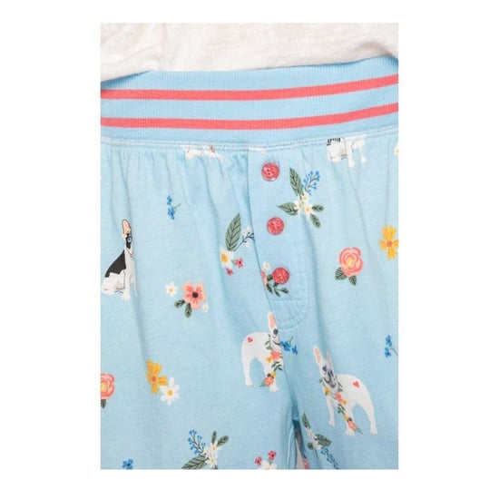 PJ Salvage Pyjama-shorts met print voor dames (Lichtblauw) - Image 3