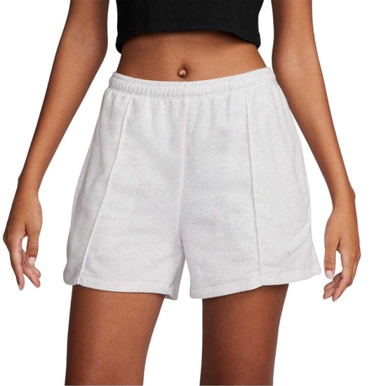 Nike Dames/Dames Fleece Elastische Taille Relaxed Fit Sweat Shorts (Grijze Mergel) - Image 1