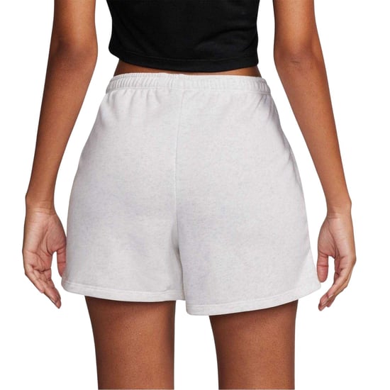 Nike Dames/Dames Fleece Elastische Taille Relaxed Fit Sweat Shorts (Grijze Mergel) - Image 2