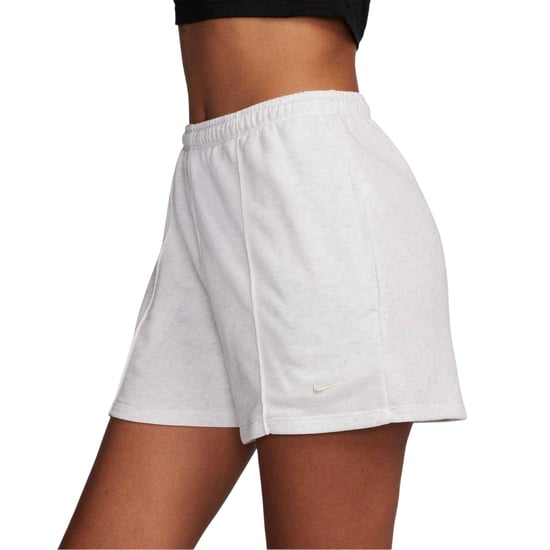 Nike Dames/Dames Fleece Elastische Taille Relaxed Fit Sweat Shorts (Grijze Mergel) - Image 3