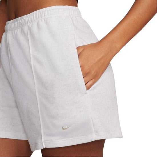 Nike Dames/Dames Fleece Elastische Taille Relaxed Fit Sweat Shorts (Grijze Mergel) - Image 4