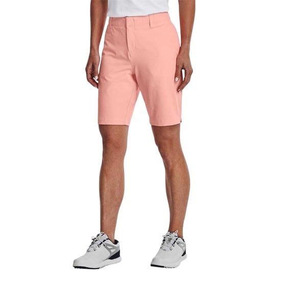 Under Armour Womens/Ladies Link Golf Shorts (Pink/Silver) - Image 3