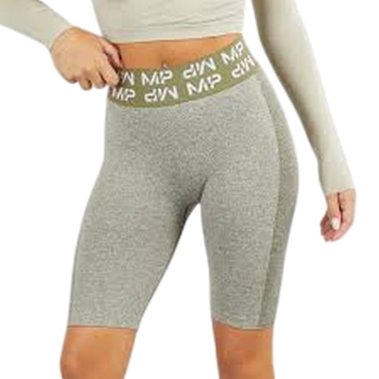 MyProtein Fietsbroek voor dames met een wat vollere pasvorm, in gemêleerde stof (Grijze Mergel) - Image 3