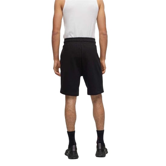 Hugo Boss Sweatshorts med sidologo i bomullsblandning för herrar (Svart) - Image 3
