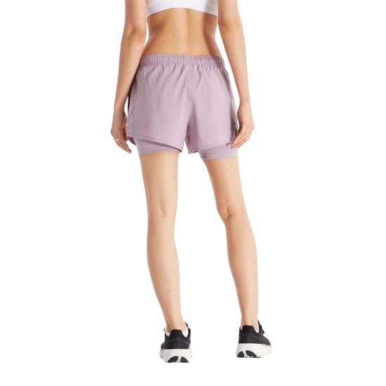 New Balance Dames/Dames Essentials 2 in 1 Hardloopshort (Paars) - Image 2