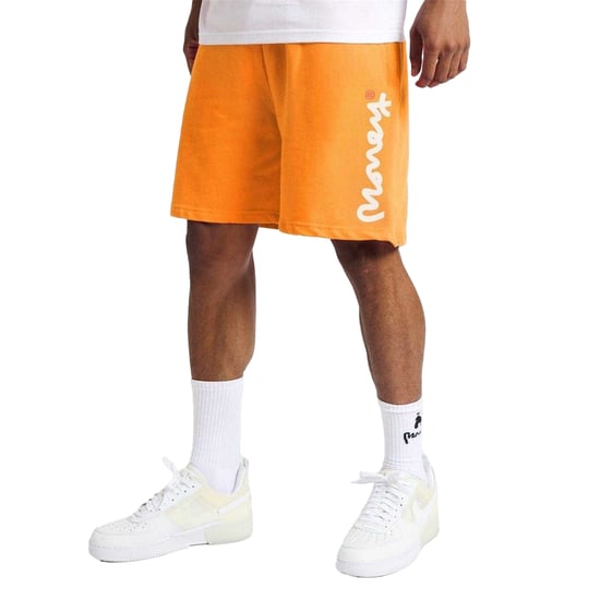 Money Sweatshorts i bomull för herrar (Gul) - Image 1