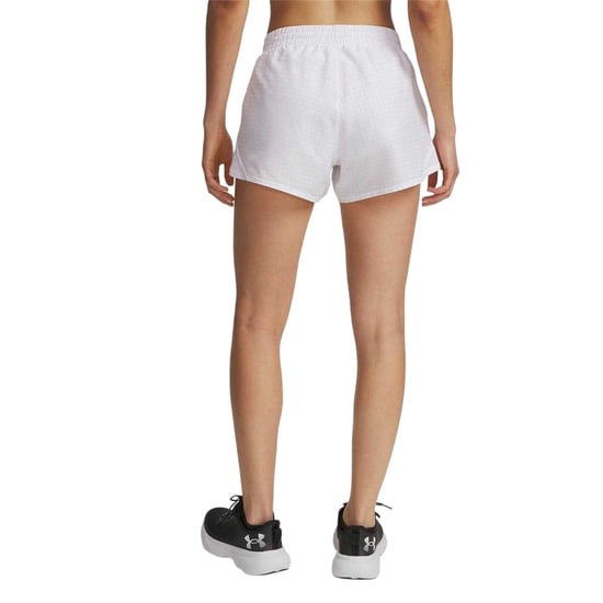 Under Armour Dames/Dames Fly By Lichtgewicht Hardloopshort (Wit) - Image 3