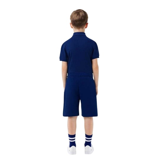 Lacoste Kinder/Kinder Katoenmix Relaxed Fit Sweat Shorts (Marine) - Image 4