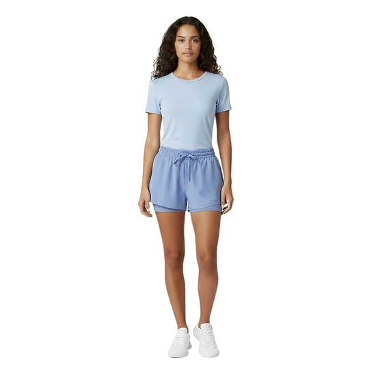 USA Pro Womens/Ladies 2 in 1 Running Shorts (Dusk) - Image 3