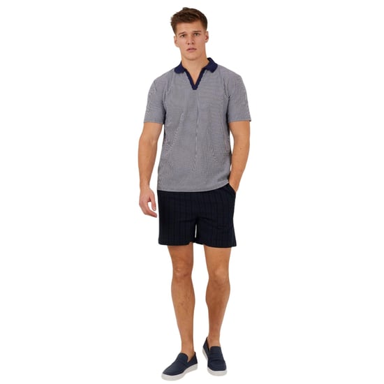 Brave Soul Mens Woven Elasticated Track Shorts (Navy) - Image 1