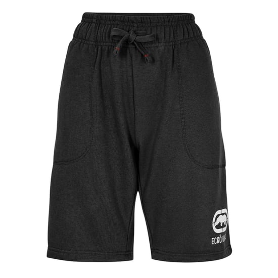 Ecko Dames Logo Elastische Taille Trainingsshorts (Zwart) - Image 1