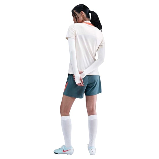 Nike Dames/Dames Strike Voetbal Shorts (Blauw/oranje) - Image 2