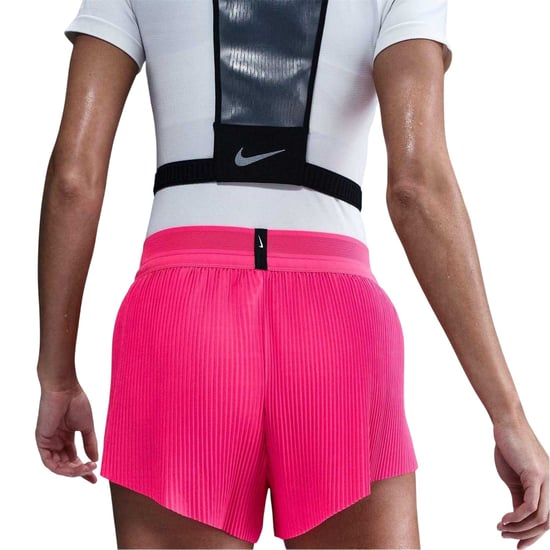 Nike Dames/Dames Aero Swift Geplooide Hardloopshort Mid Rise (Hyperroze) - Image 3