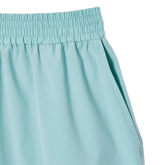 Lacoste Fleece-short met logo voor dames (Blauw) - Image 3