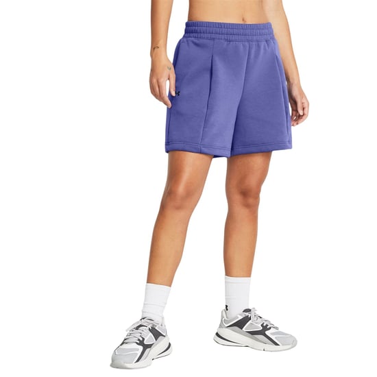 Under Armour Prestatiegerichte trainingsshorts voor dames (Paars) - Image 4