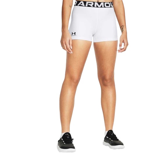 Under Armour Dames/Dames HeatGear Compressieshort (Wit) - Image 1