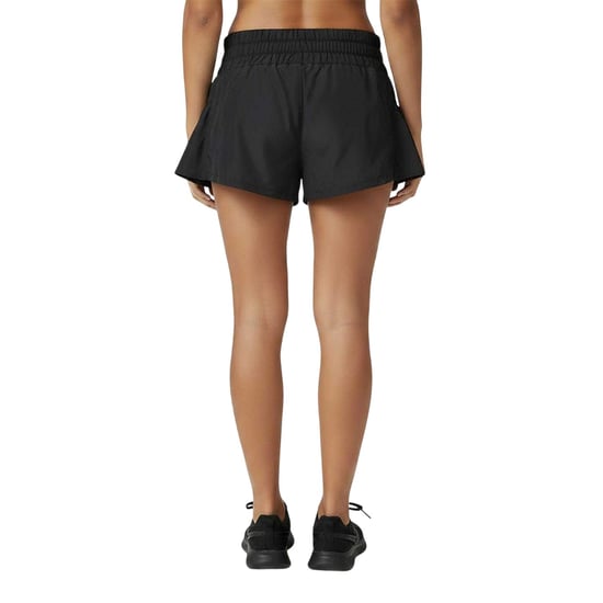 USA Pro Womens/Ladies Flow Workout Running Shorts (Black) - Image 3