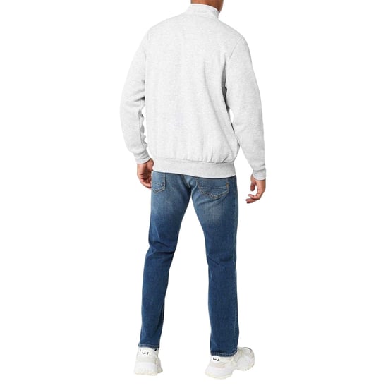 Slazenger Herenjack van polykatoen met logo en doorlopende rits (Grijze Mergel) - Image 4