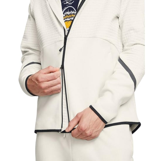 Under Armour Heren Onstuitbare Textuur Hoodie Jas (Wit) - Image 4