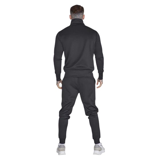 SikSilk Heren Essential Athletic Jacket (Zwart) - Image 3