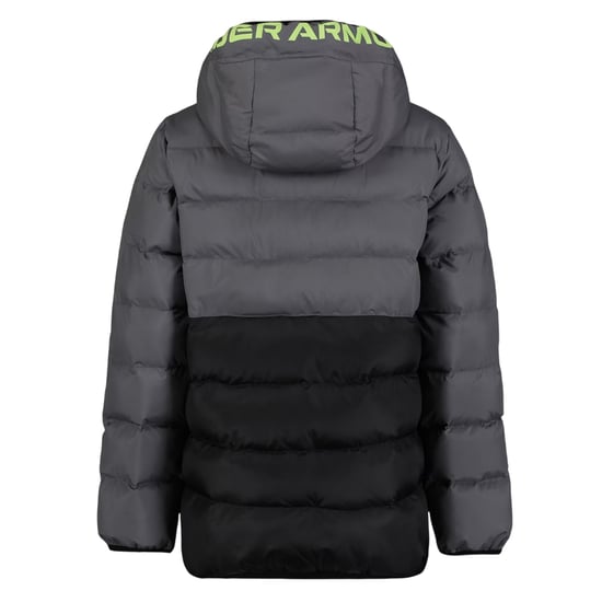 Under Armour Childrens/Kids Pronto Polyester Puffer Jacket (Black/Castle Rock) - Image 2