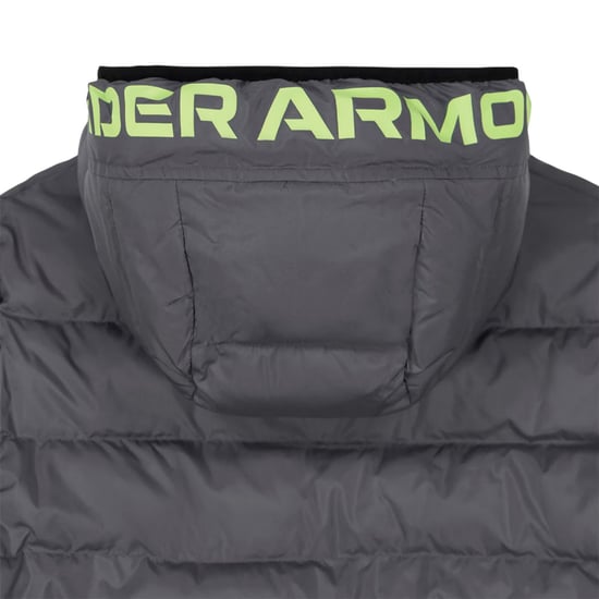 Under Armour Childrens/Kids Pronto Polyester Puffer Jacket (Black/Castle Rock) - Image 3