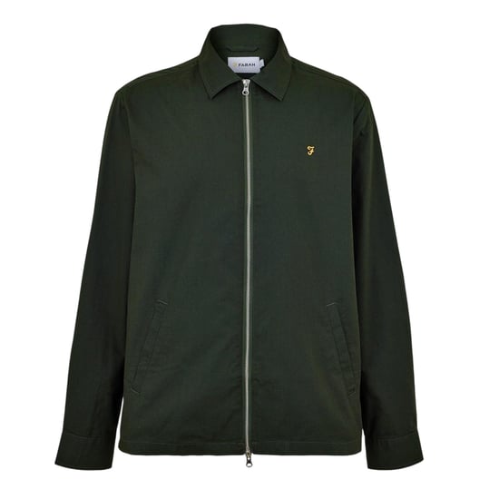 Farah Heren Radley Regular Overshirt (Evergreen) - Image 2