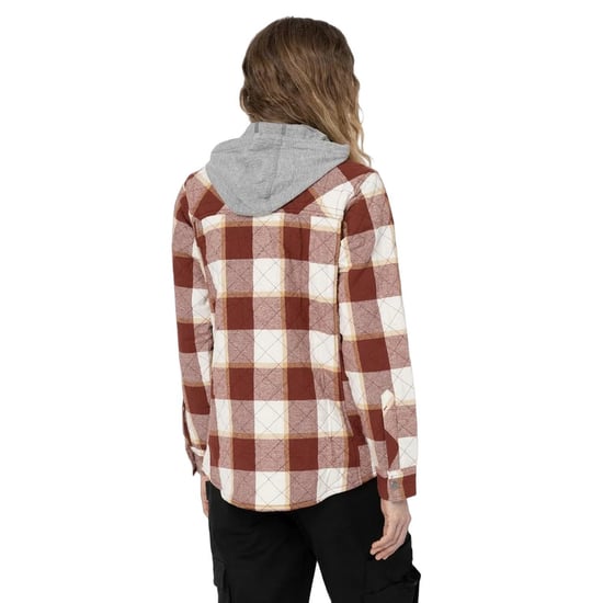 Dickies Dames/Dames Flanellen Overhemd Jas (Baksteen) - Image 5