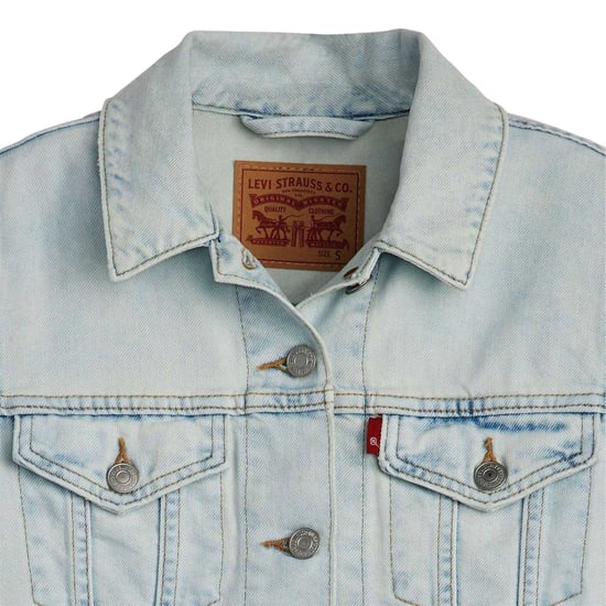 Levis Origineel denim truckerjack voor dames (Blauw) - Image 3