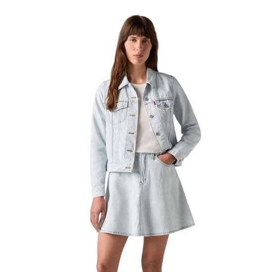 Levis Origineel denim truckerjack voor dames (Blauw) - Image 4