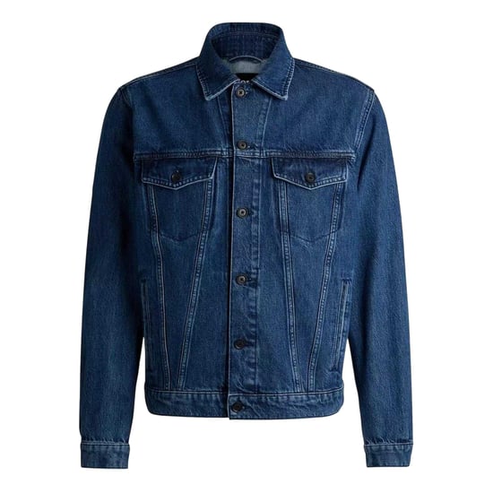 Boss Herenjeansjas met rechte zoom (Medium Blauw) - Image 2
