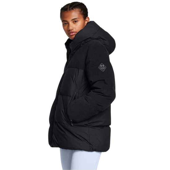 Under Armour Dames/Ladies Limitless Corduroy Gequiltede Puffer Jas (Zwart) - Image 5