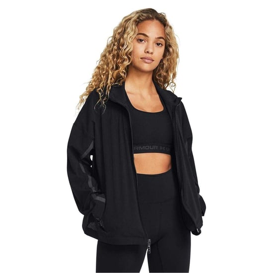 Under Armour Womens/Ladies Unstoppable Ventilated Athletic Tracksuit Top (Black) - Image 1