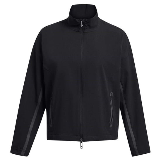 Under Armour Womens/Ladies Unstoppable Ventilated Athletic Tracksuit Top (Black) - Image 2