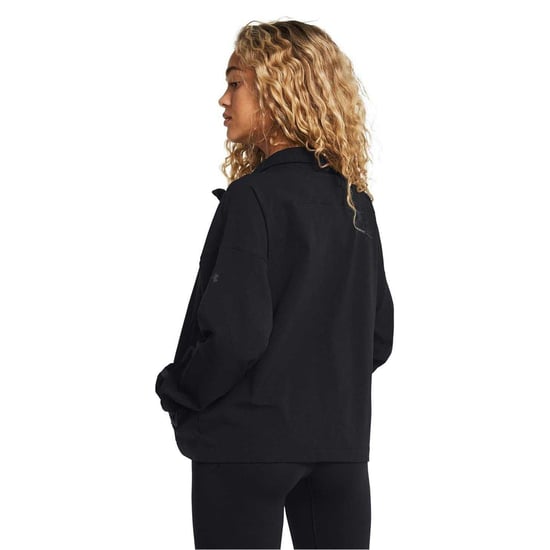 Under Armour Womens/Ladies Unstoppable Ventilated Athletic Tracksuit Top (Black) - Image 4