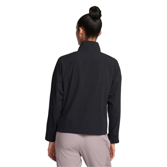 Under Armour Womens/Ladies Unstoppable Ventilated Athletic Tracksuit Top (Black) - Image 5