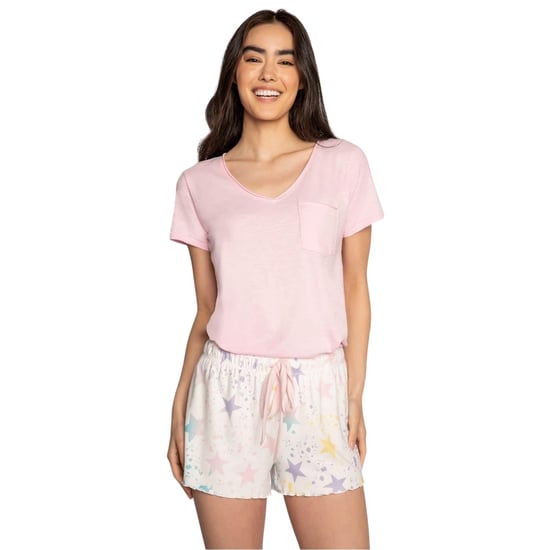 PJ Salvage Dames/Dames Shorts met Sterrenprint (Gebroken wit) - Image 2