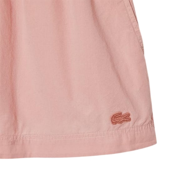 Lacoste Fleece-short met logo voor dames (Roze) - Image 3