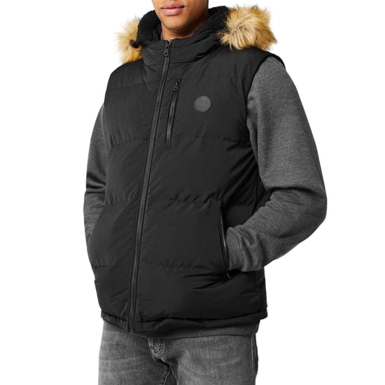 SoulCal Mens Sherpa Lined Gilet (Black) - Image 3