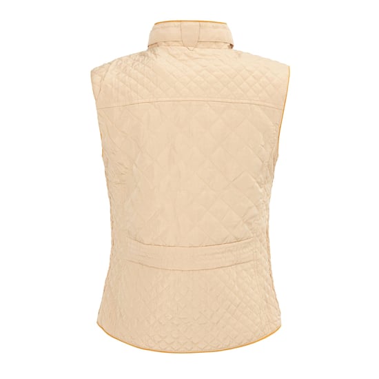 Miso Kvinnor/Damer Quilted Gilet (Beige) - Image 2