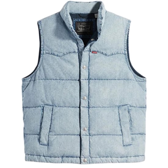 Levis Heren-puffervest van katoen (Lichtblauw) - Image 1