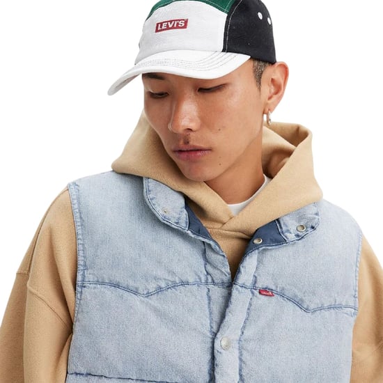 Levis Heren-puffervest van katoen (Lichtblauw) - Image 3