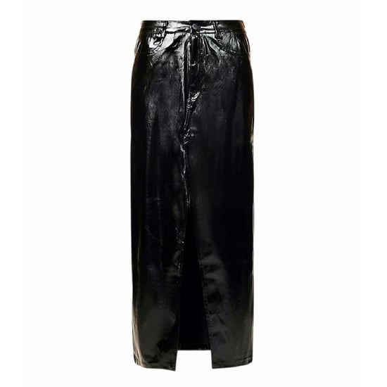 AmyLynn Maxirok met zijsplit en hoge taille voor dames – Lupe (Zwart) - Image 2