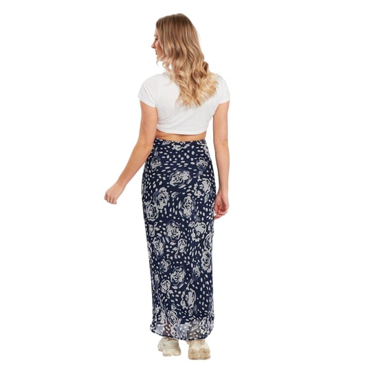 Influence Dames/Dames Bloemen Maxi Rok (Blauw) - Image 2