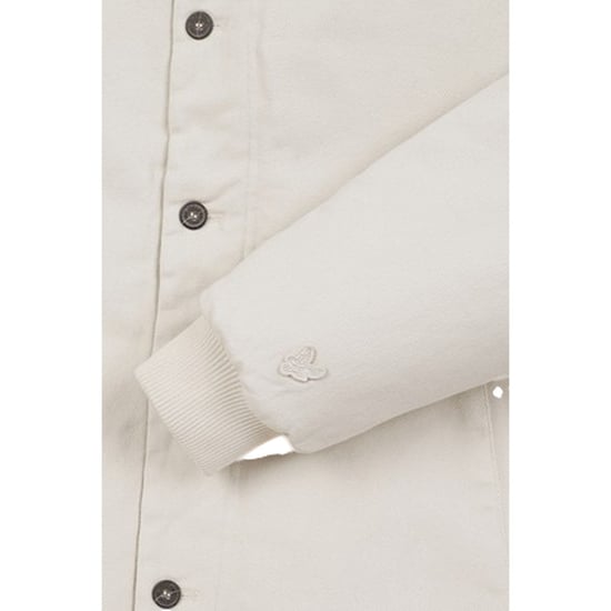 Lyle & Scott Gewatteerd herenjack met logo (Beige) - Image 4