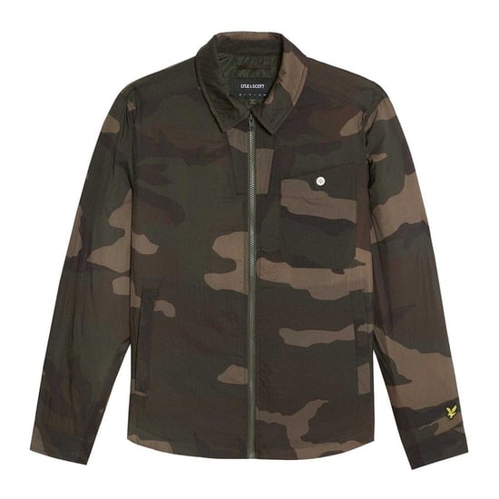 Lyle & Scott Heren Camo Overshirt (Grijs Taupe) - Image 2