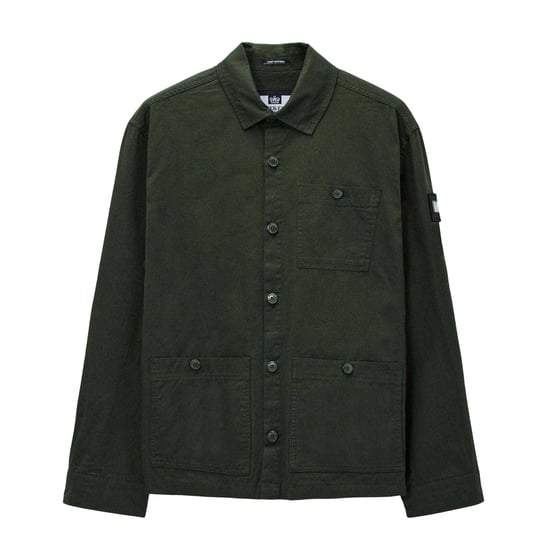 Weekend Offender Heren Hynde Baker Katoenen Overhemd (Groen) - Image 2