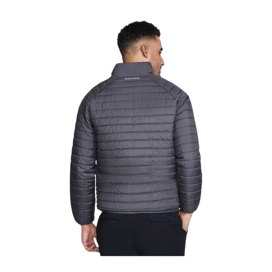 Skechers Heren Go Shield Altitude Pufferjas (Zwart/Kool) - Image 3